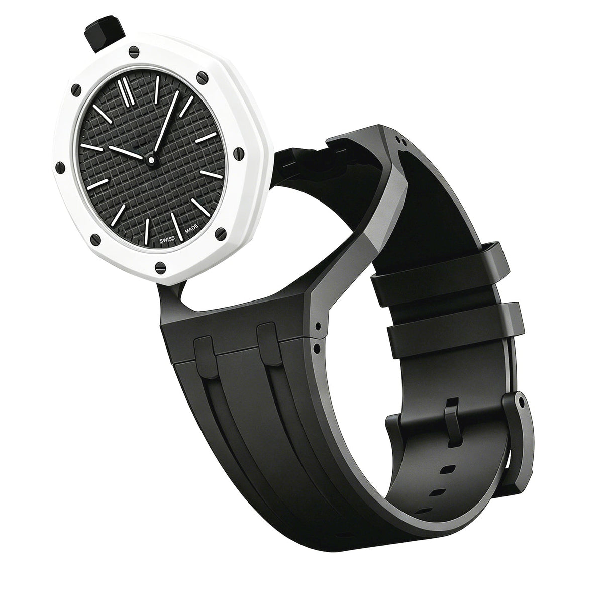 [Super CiCi]OAK POP EXCLUSIVE BLACK SILICONE STRAP