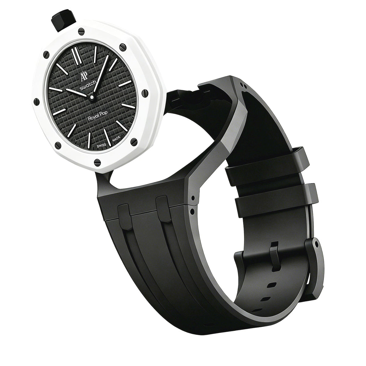 [Super CiCi]OAK POP EXCLUSIVE BLACK SILICONE STRAP