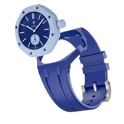 [Super CiCi]OAK POP EXCLUSIVE DARK BLUE SILICONE STRAP