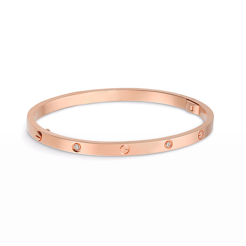 [Super CiCi ]LOVE BRACELET 3.65MM 6 DIAMONDS