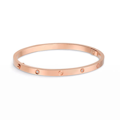 [Super CiCi ]LOVE BRACELET 3.65MM 6 DIAMONDS