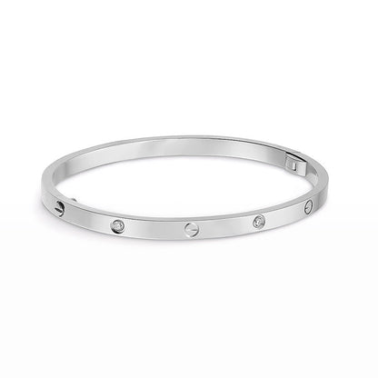 [Super CiCi ]LOVE BRACELET 3.65MM 6 DIAMONDS