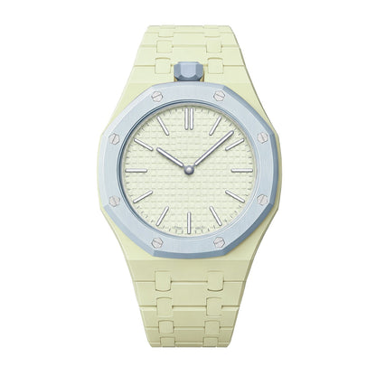 [Super CiCi]OAK POP EXCLUSIVE CREAMY YELLOW BIOCERAMIC STRAP