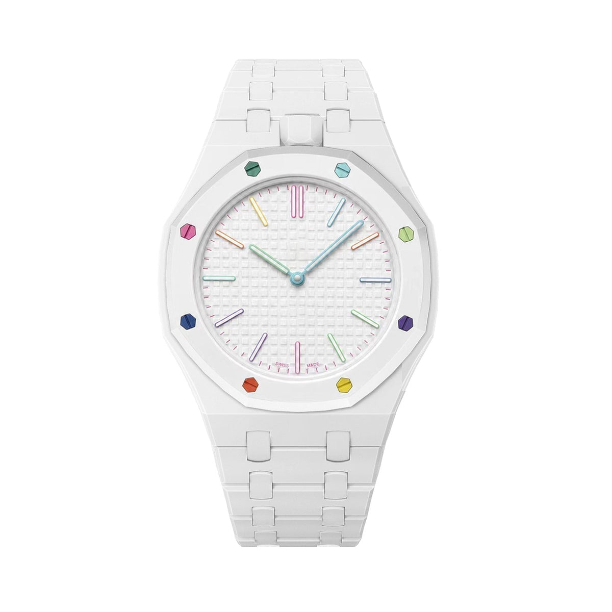 [Super CiCi]OAK POP EXCLUSIVE WHITE BIOCERAMIC STRAP