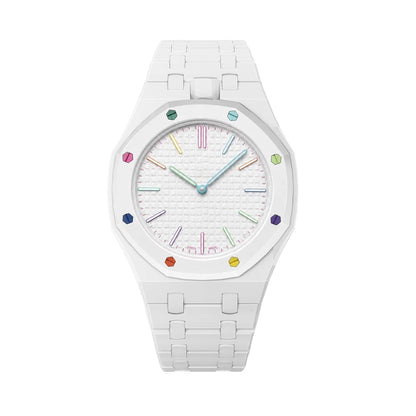 [Super CiCi]OAK POP EXCLUSIVE WHITE BIOCERAMIC STRAP