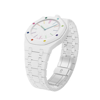 [Super CiCi]OAK POP EXCLUSIVE WHITE BIOCERAMIC STRAP