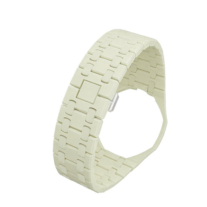 [Super CiCi]OAK POP EXCLUSIVE CREAMY YELLOW BIOCERAMIC STRAP