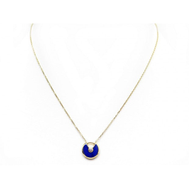 [Super CiCi ]AMULETTE ROSE GOLD AGATE NECKLACE
