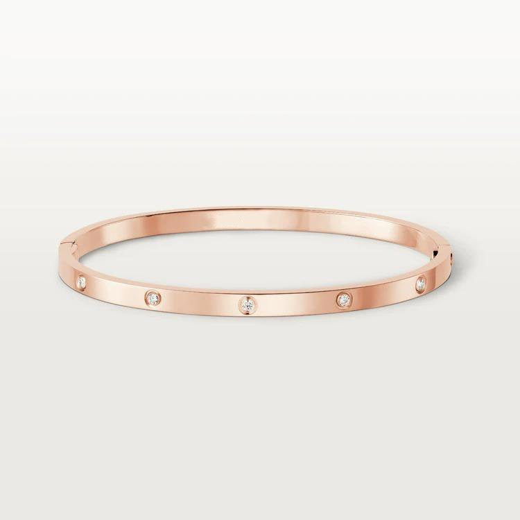 [Super CiCi ]LOVE BRACELET 3.65MM 10 DIAMONDS