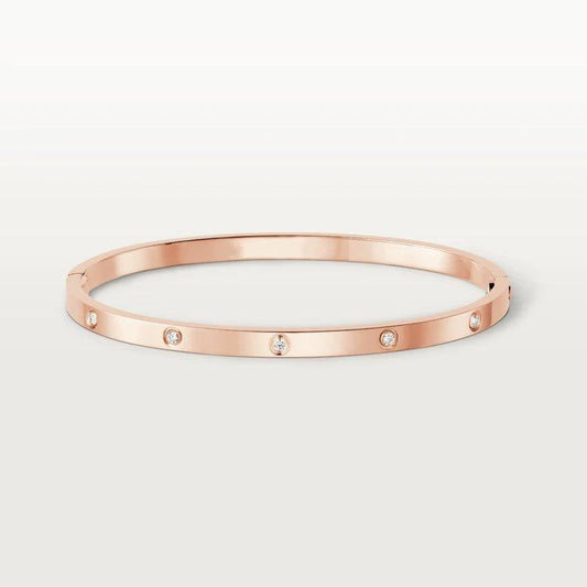 [Super CiCi ]LOVE BRACELET 3.65MM 10 DIAMONDS
