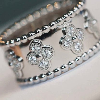 [Super CiCi ]CLOVER KALEIDOSCOPE RING 10MM