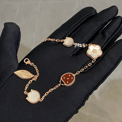[Super CiCi ]LUCKY SPRING 5 MOTIF BRACELET