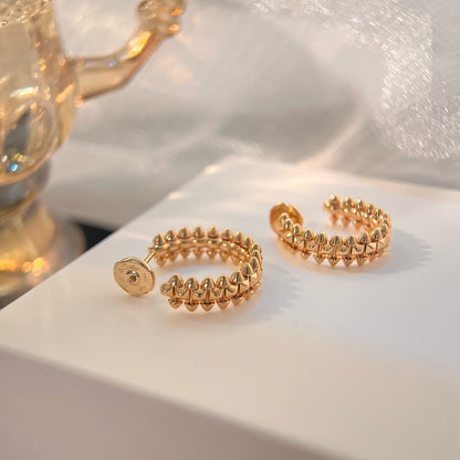 [Super CiCi ]CLASH SMALL HOOP EARRINGS