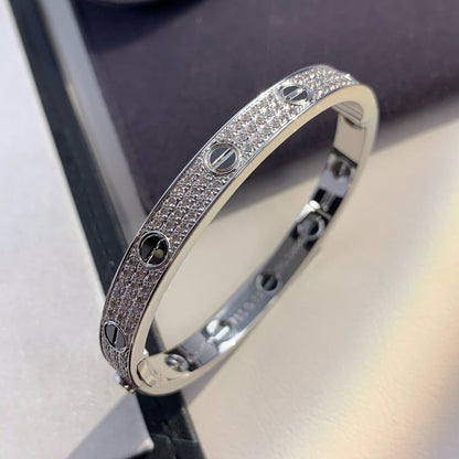 [Super CiCi ]LOVE BRACELET 6.1MM DIAMOND-PAVED CERAMIC