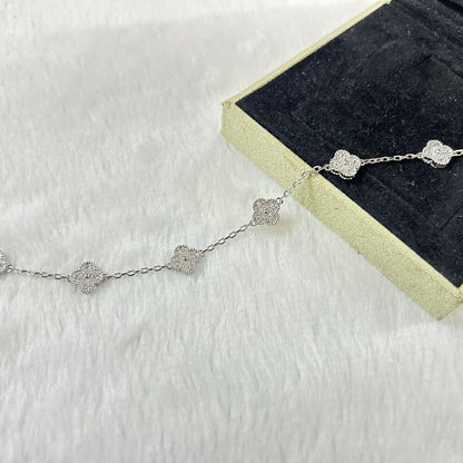 [Super CiCi ]CLOVER 6 MOTIF DIAMOND BRACELET