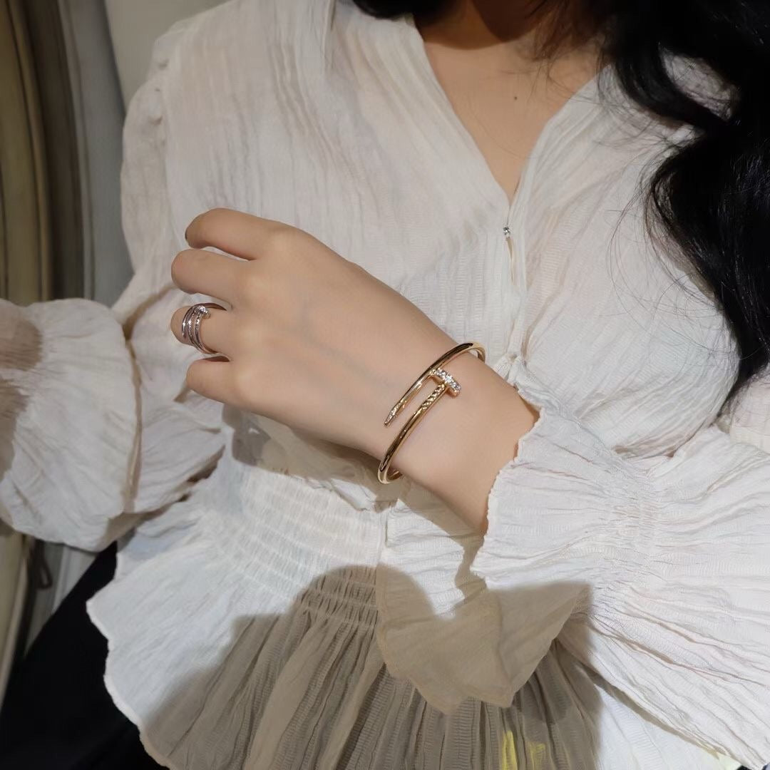 [Super CiCi ]JUSTE BRACELET 3.5MM DIAMONDS