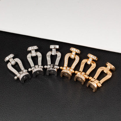 [Super CiCi ]FORCE LARGE HORSESHOE NO DIAMOND BRACELET SILVER