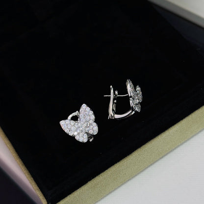[Super CiCi ]BUTTERFLY ALL DIAMOND EARRINGS