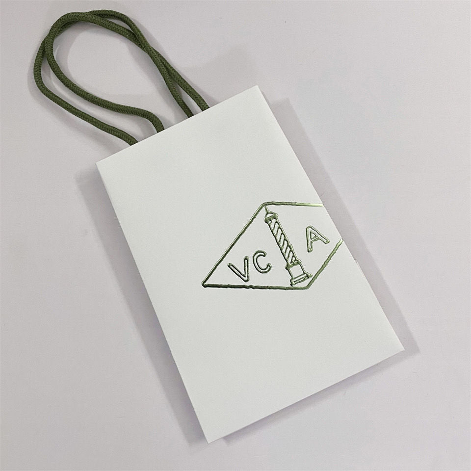 [Super CiCi ]VA CLOVER BRACELET NECKLACE RING BOX GIFT BAG