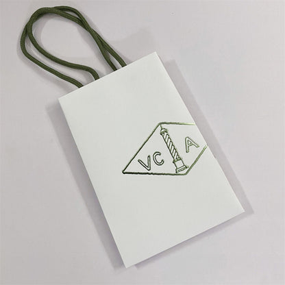 [Super CiCi ]VA CLOVER BRACELET NECKLACE RING BOX GIFT BAG