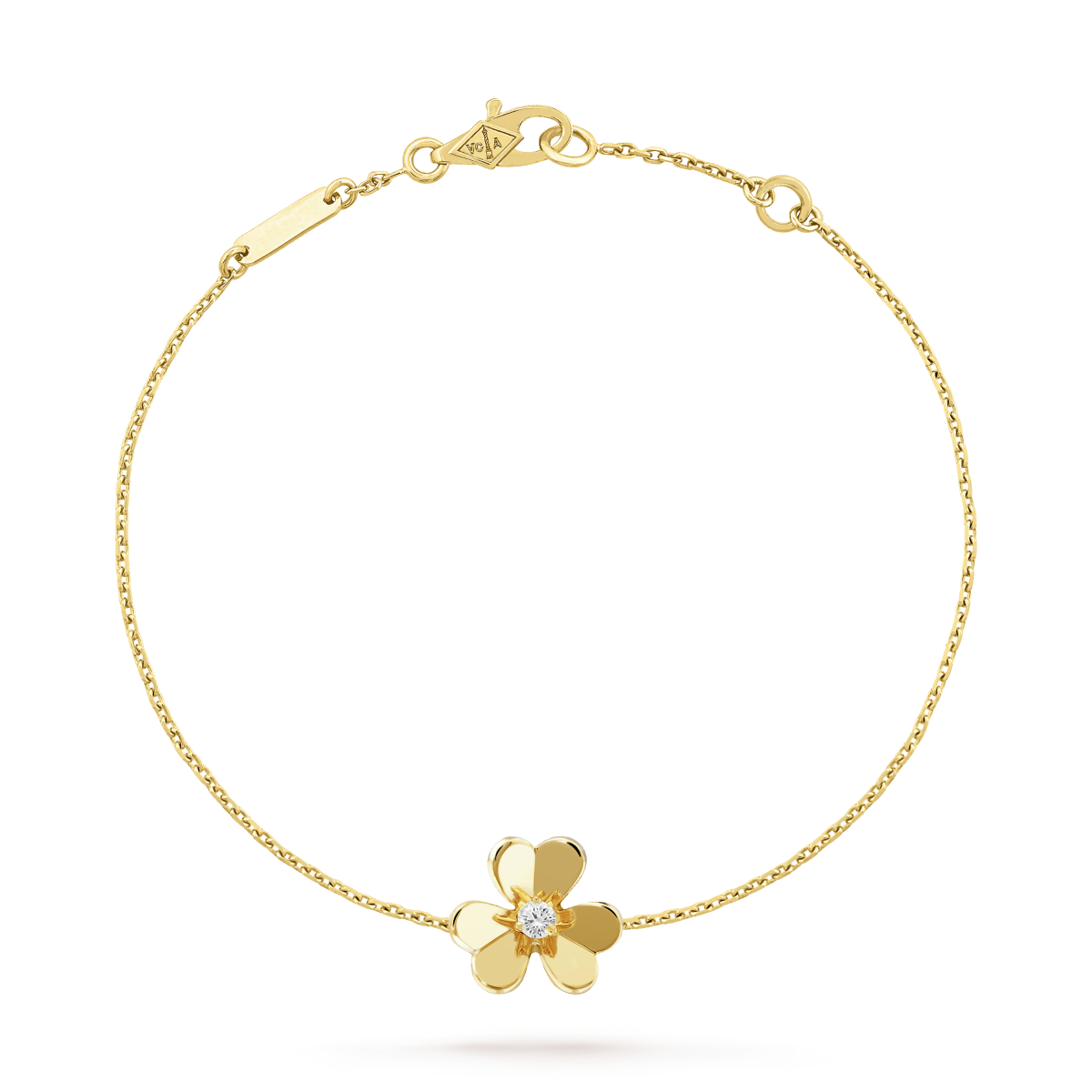 [Super CiCi ]FRIVOLE GOLD FLOWER PINK MALACHITE BRACELET