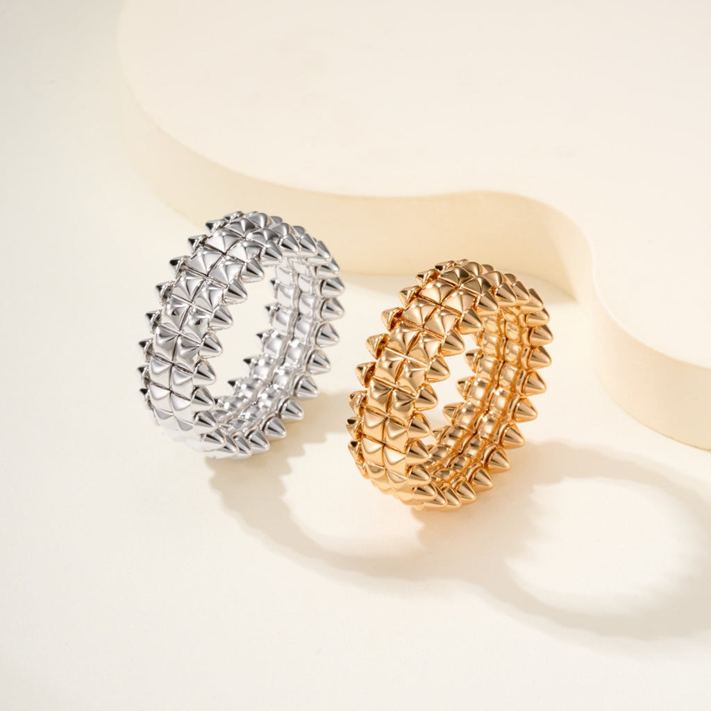 [Super CiCi] CLASH 9.2MM DOUBLE ROW RING