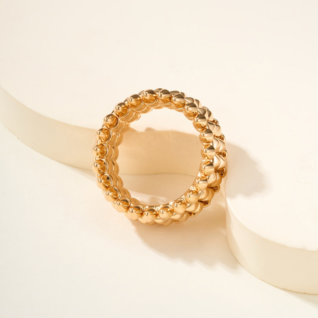 [Super CiCi] CLASH 9.2MM DOUBLE ROW RING