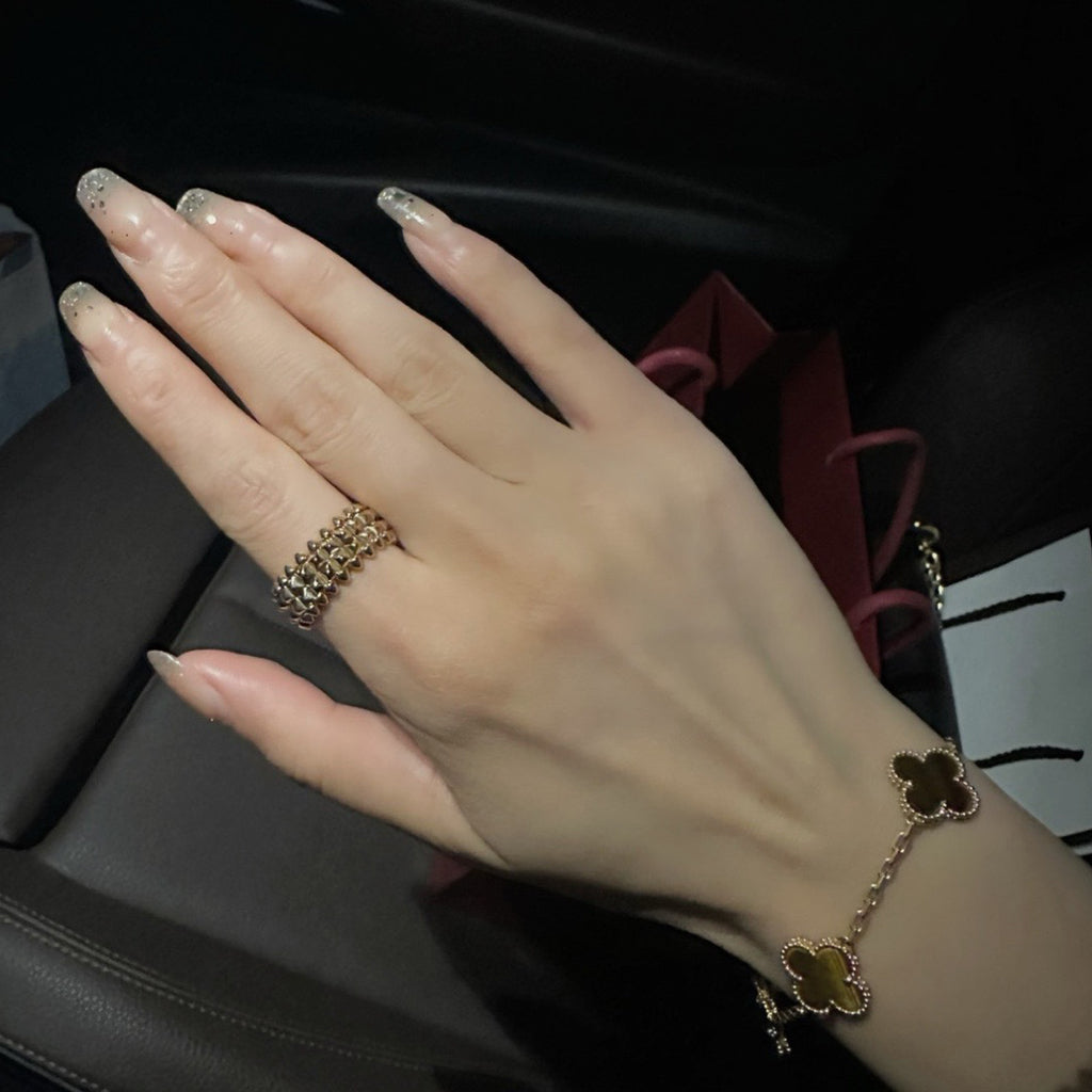 [Super CiCi] CLASH 9.2MM DOUBLE ROW RING