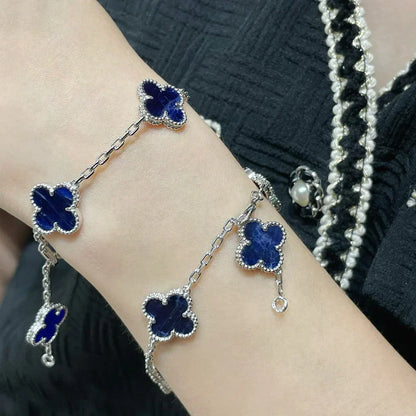 [Super CiCi ]CLOVER 5 MOTIF PIETERSITE BRACELET COLLECTION