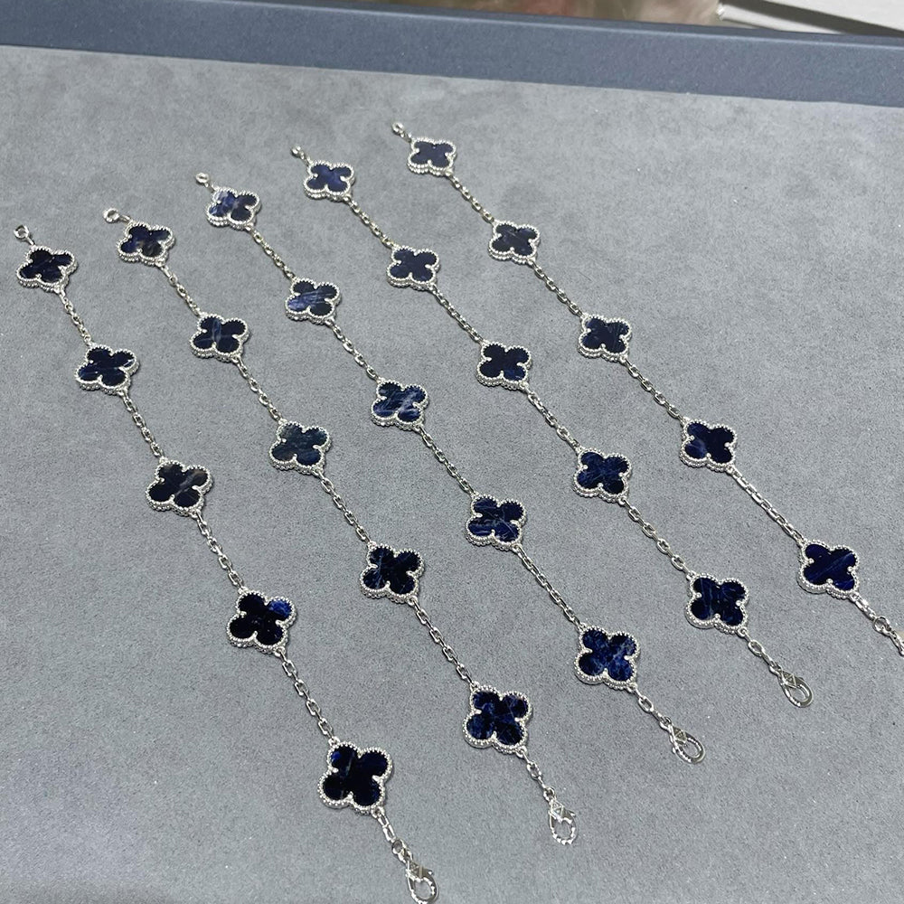 [Super CiCi ]CLOVER 5 MOTIF PIETERSITE BRACELET COLLECTION