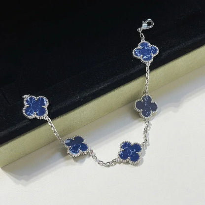 [Super CiCi ]CLOVER 5 MOTIF PIETERSITE BRACELET COLLECTION