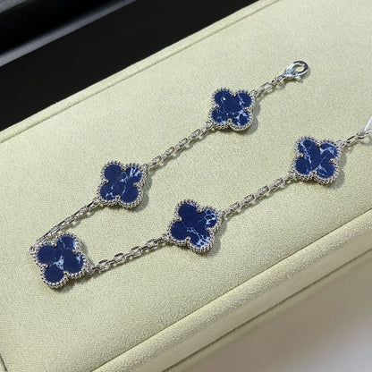 [Super CiCi ]CLOVER 5 MOTIF PIETERSITE BRACELET COLLECTION