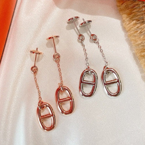 [Super CiCi ]CHAINE TASSEL EARRINGS