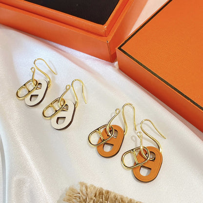 [Super CiCi ]HM O'MAILLON GOLD EARRINGS