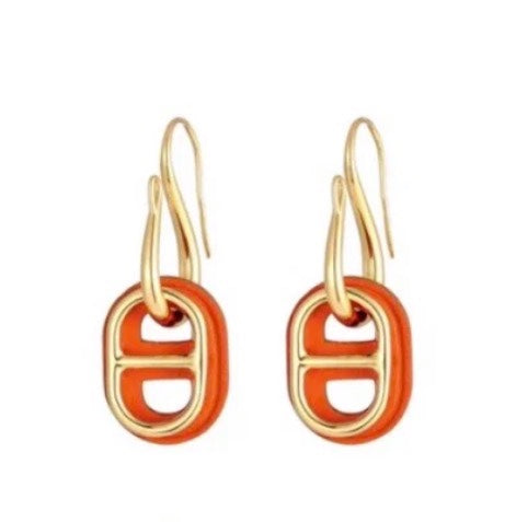 [Super CiCi ]HM O'MAILLON GOLD EARRINGS