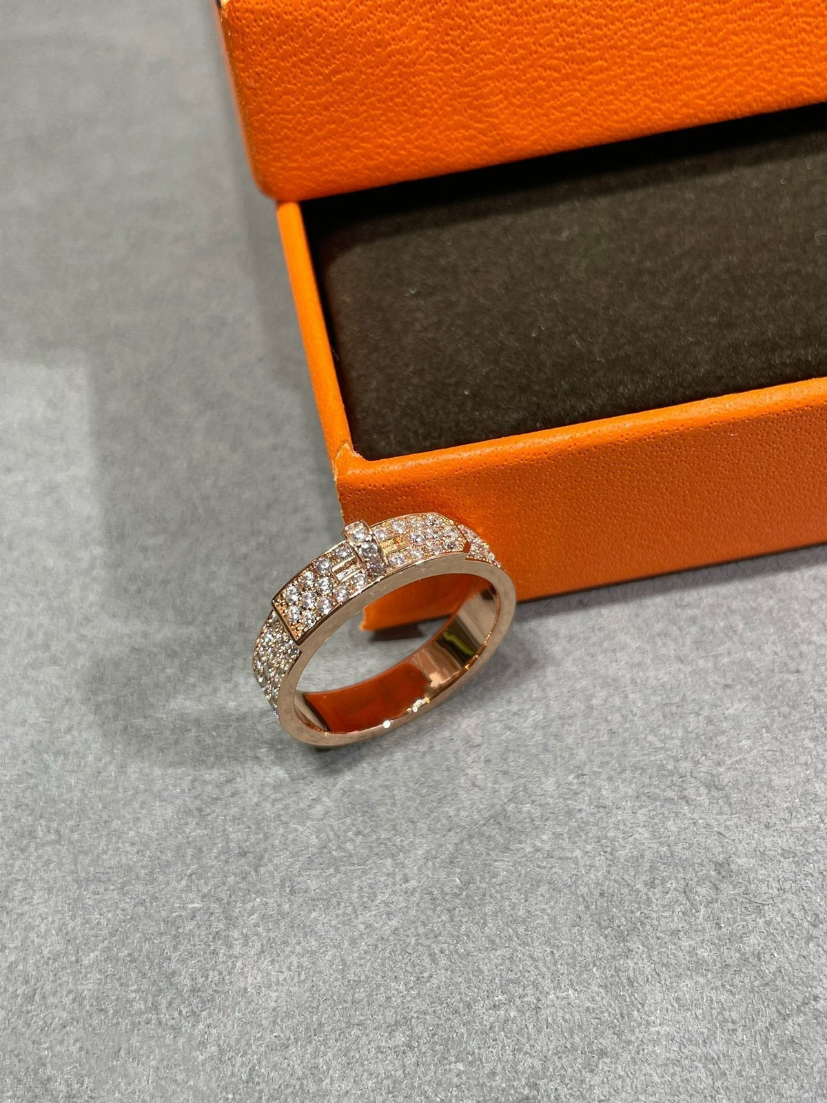 [Super CiCi ]KELLY PINK GOLD DIAMOND RING