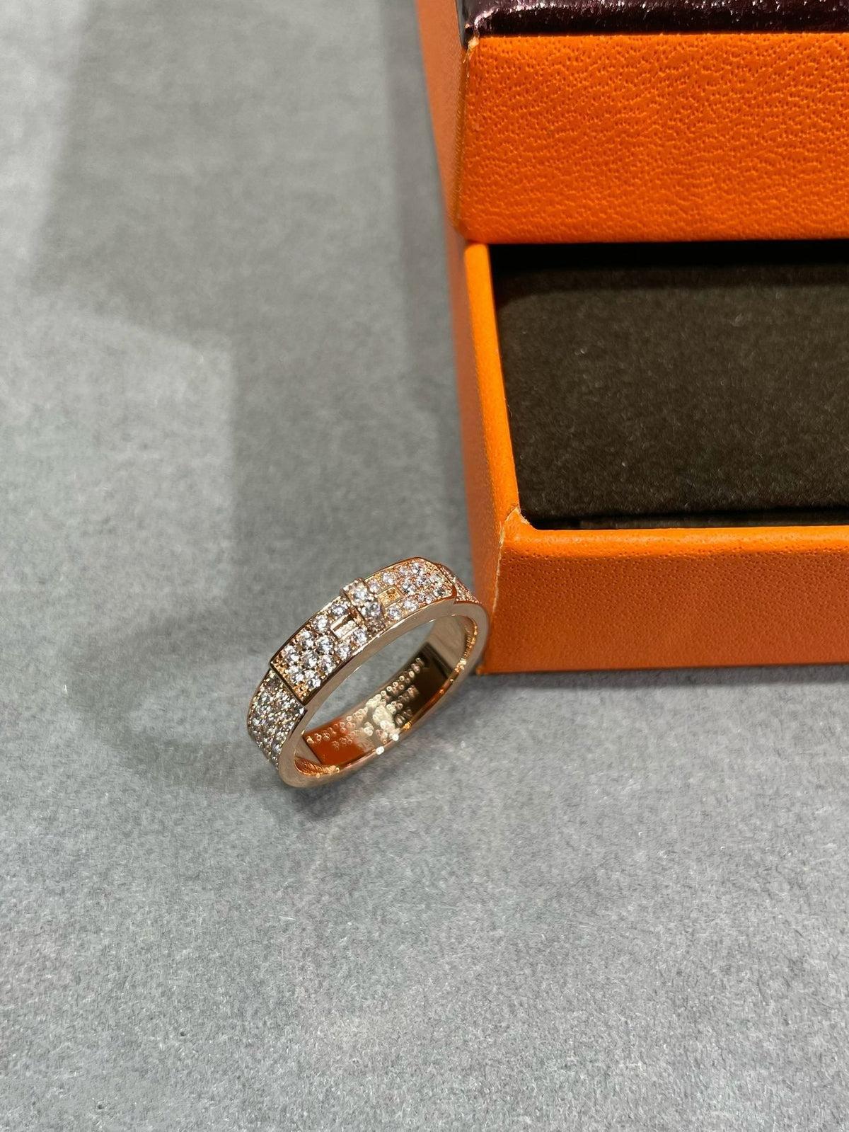 [Super CiCi ]KELLY PINK GOLD DIAMOND RING