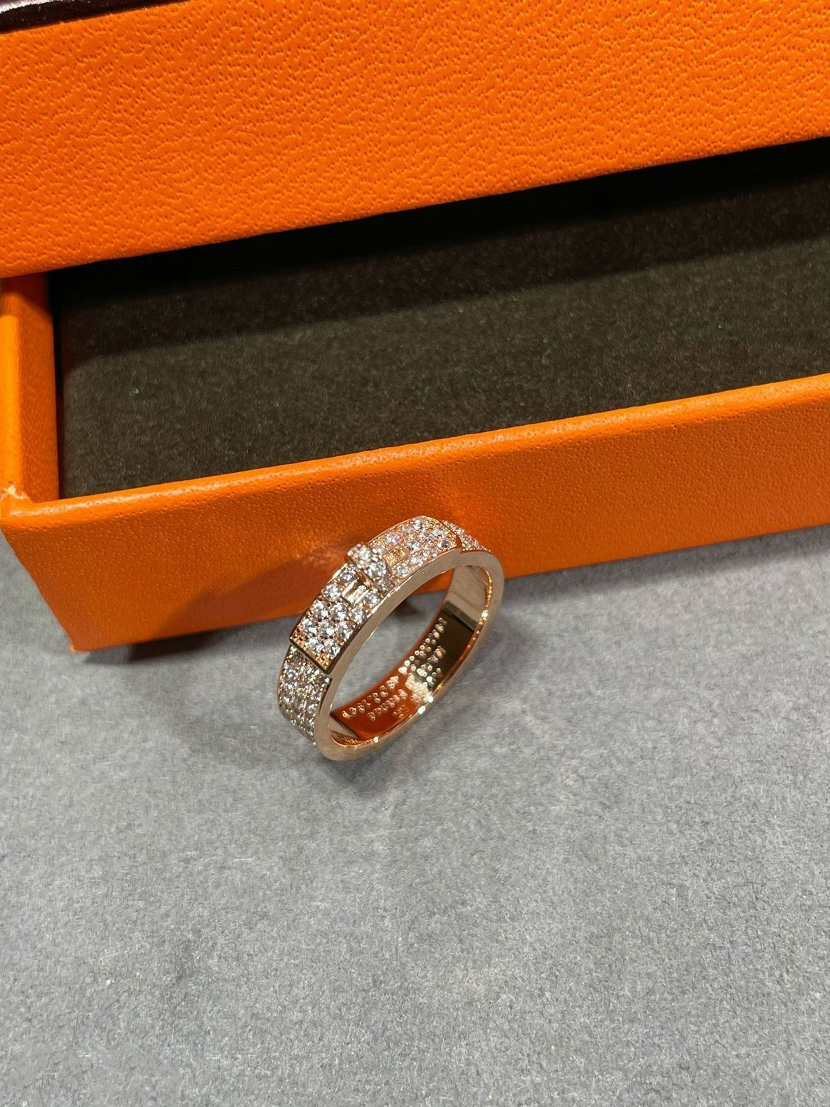 [Super CiCi ]KELLY PINK GOLD DIAMOND RING