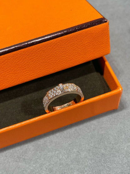 [Super CiCi ]KELLY PINK GOLD DIAMOND RING