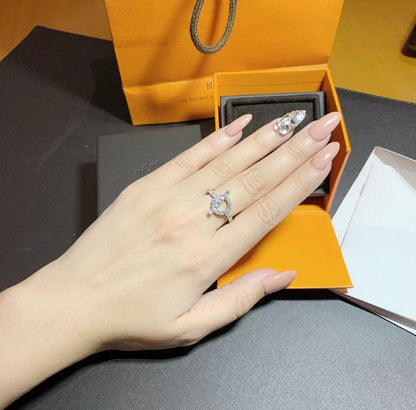 [Super CiCi ]ECHAPPEE RING SILVER DIAMOND