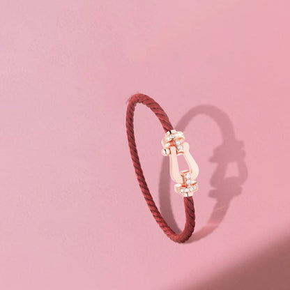[Super CiCi ]FORCE 10 HALF DIAMOND PINK GOLD RED CORDERI LARGE AND MEDIUM MODEL