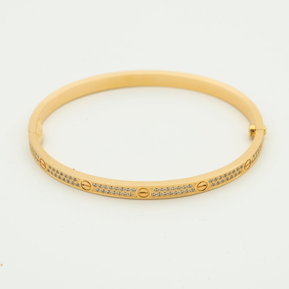 [Super CiCi ]LOVE BRACELET 3.65MM DIAMOND-PAVED