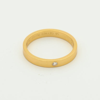 [Super CiCi ]LOVE RING 4MM 1 DIAMOND