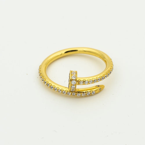 [Super CiCi ]JUSTE RING 1.8MM GOLD DIAMONDS