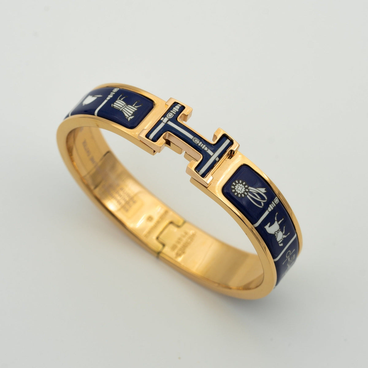 [Super CiCi ]H BRACELET BLUE CERAMIC