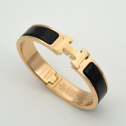 [Super CiCi ]H BLACK BRACELET