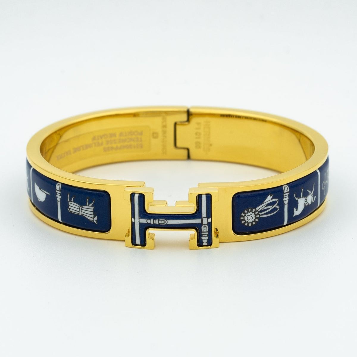 [Super CiCi ]H BRACELET BLUE CERAMIC