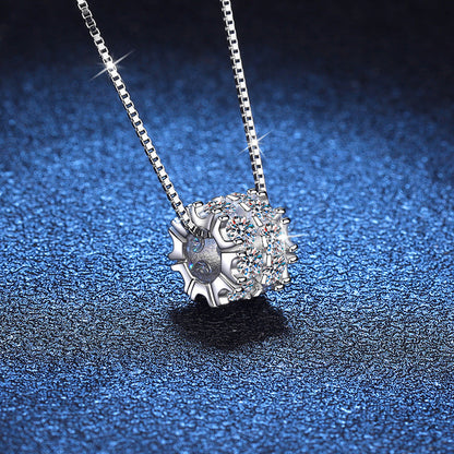 [Super CiCi]ELEGANT SLIM-WAIST MOISSANITE NECKLACE