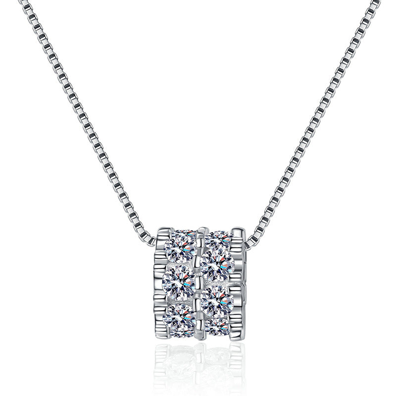 [Super CiCi]ELEGANT SLIM-WAIST MOISSANITE NECKLACE