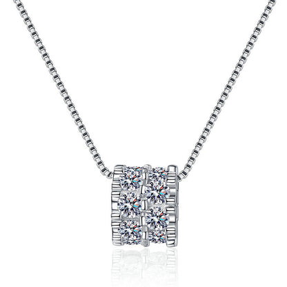 [Super CiCi]ELEGANT SLIM-WAIST MOISSANITE NECKLACE